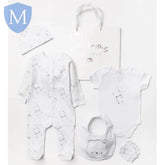 Baby Unisex 6pc Mesh Bag Gift Set - Bear (A24495) (Baby Unisex Gift Set) Mansuri